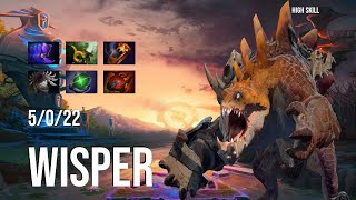 Dota 2 Pro Gameplay   Wisper   Primal Beast   5 0 22   High Skill Dota 2 / Offlane OG