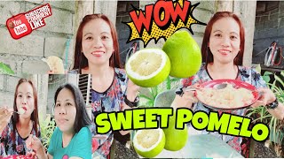 Sweet  And crunchyPomelo Good for the body|Vit c #asmreating  #pomelofruit #sweets