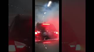 Double burnout Mercedes BMW  вне закона