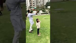 Kite flying with Mumma & Dadda 💖 Hope you all had a great festival 🤗🤗 Pls Subscribe & share ur Love.