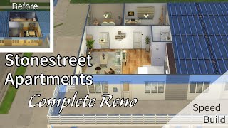 Renovating the WORST Apartment Building in The Sims 4 | Stonestreet Apartments