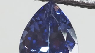 Tanzanite pear shape 1.13 carats natural loose gemstone