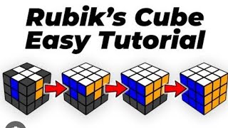 without an algorithm make rubix 3x3 cube.