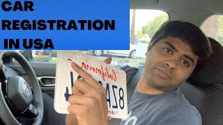 How to get car registration in USA? How to Install a License Plate in California,USA.Indians in USA