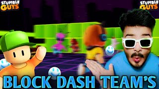 Stumble Guys Live Block Dash Teams | stumble Guys Live Now | Ice Block Dash