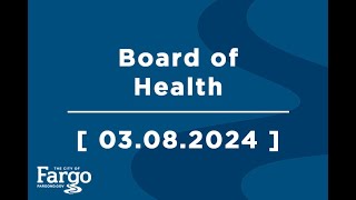 Board of Health - 03.08.2024