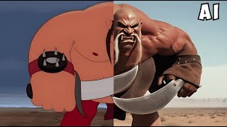 Three Heroes vs AI | Animation in Real Life