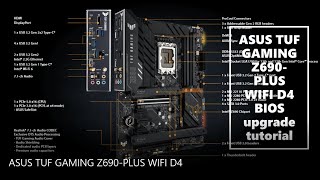 ASUS TUF GAMING Z690-PLUS WIFI D4 BIOS upgrade tutorial | upgrade BIOS TUF GAMING Z690-PLUS WIFI D4