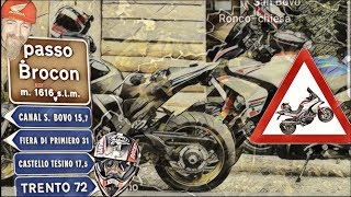 Passo BROCON in moto / Motovlog - Ducati Multistrada 1200 - Honda CB1000r - Crosstourer