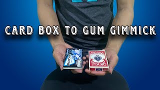 Card Box to Gum Tutorial Gimmick