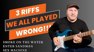 3 Guitar Riffs I Always Played Wrong - and You Probably Did Too! Guitar Daily Ep 214