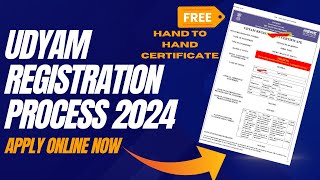 Udyam registration process 2024 free | Udyam Certificate | MSME Certificate