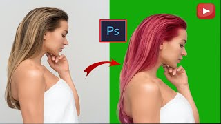 How to change hair color in photoshop। ফটোশপ দিয়ে কিভাবে চুলের কালার পরিবর্তন করবেন।