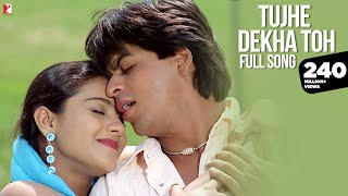 Tujhe Dekha Toh Song | Dilwale Dulhania Le Jayenge | Shah Rukh Khan, Kajol | Lata, Kumar Sanu | DDLJ