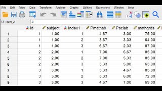 Fixed effects regression in SPSS 28 for repeated measures/longitudinal data (video 1 of 3)