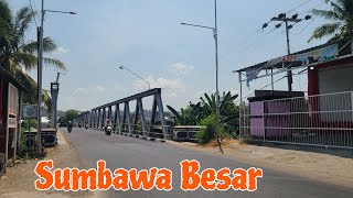 Situasi  kota Sumbawa Besar di siang hari || Walking tour Sumbawa Indonesia