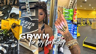 GRWM FOR MY BIRTHDAY! BDAY PREP, PHOTOSHOOTS, NEW NAILS, GYM DAYS, HAUL + A RANT *ARIES SZN*