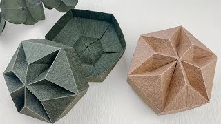 Origami Gift Wrapping | 禮物包裝-摺紙禮物盒教學（折紙盒-進階版）