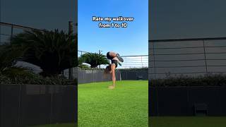 Forward walkover / gymnastics walkover / Lera the gymnast #gymnast #walkover #slowmotion