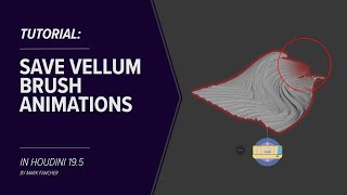 How to Save Vellum Brush Animations // Houdini Tutorial