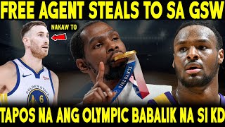 NAKAW TO SA GSW! TAPOS NA ANG OLYMPIC MAGLALARO NA SI KD! BRONNY HINULAANG MANANALO NG ROTY AWARD!