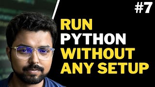 7. Run Python code without any setup | Python for Beginners (Full Course) in Hindi