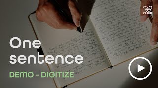 Nuwa Pen - One Sentence Demo