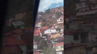 Driving past the favelas of Caracas 🇻🇪 (Part 1) #caracas #venezuela #favela