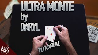 Ultra Monte by DARYL \\ PERFORMANCE e TUTORIAL #magictrick, #magician, #daryl