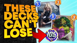 These 5 Decks CARRIED ME To Infinite Rank! - Marvel SNAP