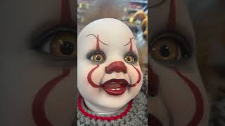 Baby Pennywise wants beanie boos  #pennywise #reborndoll