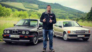 Jason Cammisa's Mercedes 190E 2.3-16 vs BMW E30 M3 - Vintage Motor Trend Head2Head Full Episode 12