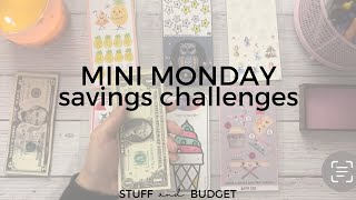 Mini Monday Savings Challenges ❤️