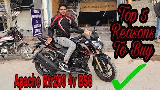 Top 5 Reasons To Buy Apache RTR200 4v BS6 | 2020