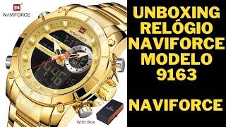 UNBOXING RELÓGIO MASCULINO NAVEFORCE 9163 ORIGINAL