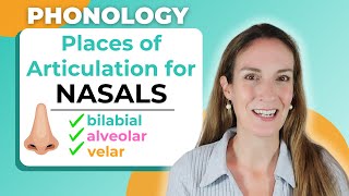 Place of Articulation for NASALS | Consonants in English Phonology