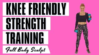 🔥25 Min KNEE FRIENDLY Strength Training🔥ALL STANDING/LOW IMPACT Full Body Toning🔥NO SQUATS/NO LUNGES