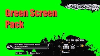 HUD NFS Most Wanted Green Screen BLVXTREET pack