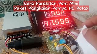 Cara Pemasangan CPU Pom Mini Pompa Dc Rotax - Tutorial Perakitan Mesin Digital Pertamini