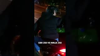 Tes Hasil remap Ecu !! CBR 250 VS NINJA 250