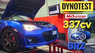 DynoTest - Subaru BRZ TURBO - M.D. Engineering - 337CV