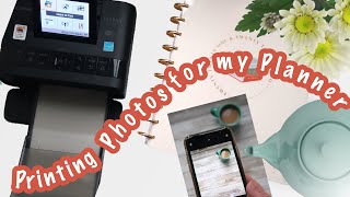 CANON SELPHY PRINTER TUTORIAL *How To PRINT PHOTOS* BIG HAPPY PLANNER MEMORY KEEPING for HOMESCHOOL