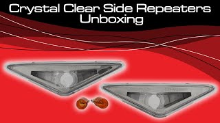 FORD FOCUS MK1 AND FORD MONDEO MK3 CRYSTAL CLEAR UPGRADE SIDE REPEATERS UNBOXING