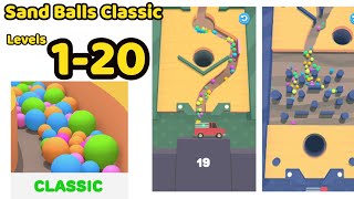 Sand Balls Classic All Levels 1 - 20 Gameplay Walkthrough