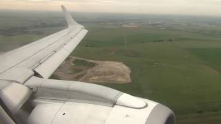 Hop! Embraer 190 Cloudy Early Morning Landing Charles de Gaulle Paris (F-HBLI)