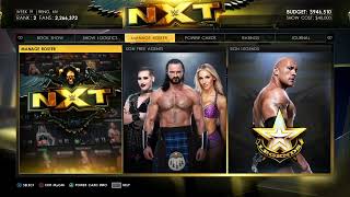 WWE 2K22 MyGM / NXT vs Smackdown / Wks 19-20