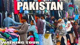 [4k 60fps] Walking Tour in Lahore Landa Bazar | Insane Walking Tour In Lahore Lahore Haji Camp Landa