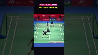 Debutan Leo/Bagas Melaju ke Semifinal Japan Open 2024 #badminton #bwf #shorts