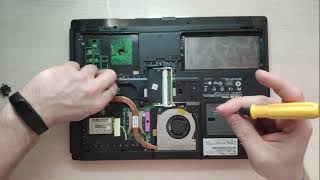 Разборка/сборка и чистка Asus F5VL (Cleaning and Disassemble Asus F5VL)