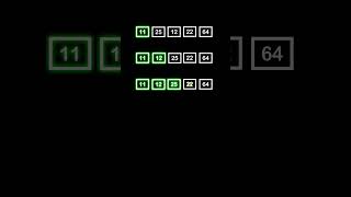 Selection Sort with Animation | #dsa #computerscience #shortsfeed #shorts #engineering #cse #coding